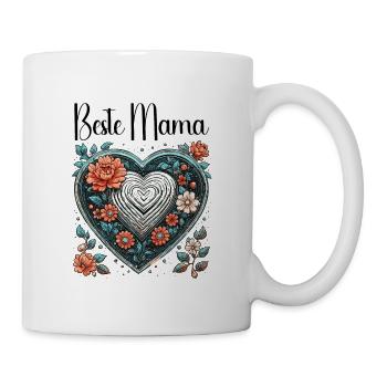 Heart / Mother's Day / Love / Holidays / Love - Mug - white - Right