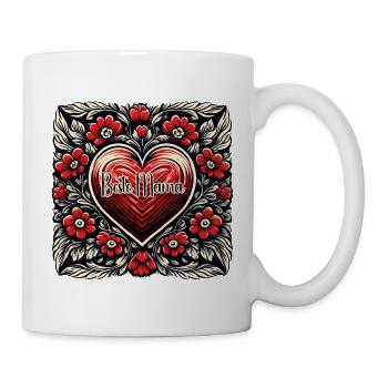 Heart / Mother's Day / Love / Holidays / Love - Mug - white - Right
