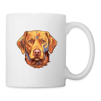 Chesapeake Bay Retriever Hunderasse Aquarellwagen - Tasse - Weiß - Rechts