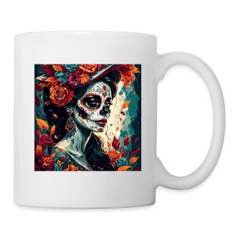 La Catrina/ Tattoo / Mexico / Skull / Skull - Mug - white - Right