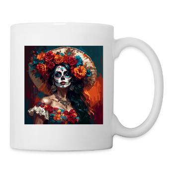 La Catrina/ Tattoo / Mexico / Skull / Skull - Mug - white - Right
