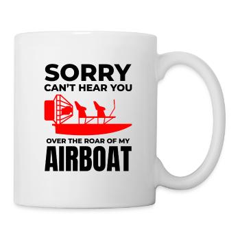 Bateau gonflable Fanboat Bateau hydroglisseur Bateau des marais - Mug blanc - blanc - Droite