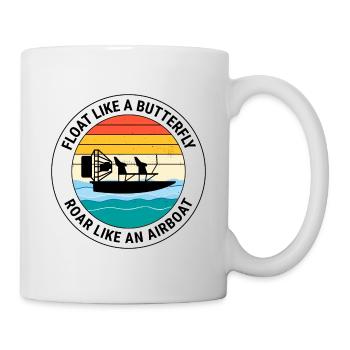 Bateau gonflable Fanboat Bateau hydroglisseur Bateau des marais - Mug blanc - blanc - Droite