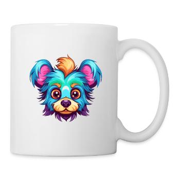 Jouet russe chien race aquarelle dessin animé Kawaii Co - Mug blanc - blanc - Droite