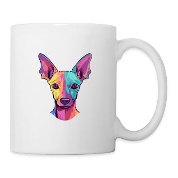Mexican Hairless Dog Breed Watercolor Cartoon Kawa - Mug - white - Right