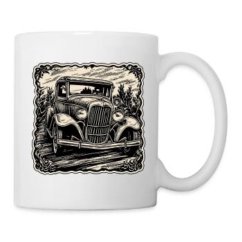 Car / Vehicle / Passenger Car / Mobile / Old Timer / Driving - Mug - white - Right