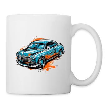 Car / Vehicle / Passenger Car / Mobile / Old Timer / Driving - Mug - white - Right