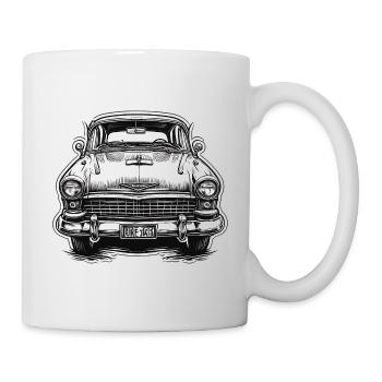 Voiture / Véhicule / Voiture de tourisme / Mobile / Ancienne / Conduite - Mug blanc - blanc - Droite
