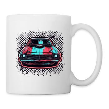 Voiture / Véhicule / Voiture de tourisme / Mobile / Ancienne / Conduite - Mug blanc - blanc - Droite