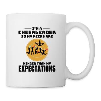 Pom-pom girl Cheerleading Girl Cheering Cheer Squad - Mug blanc - blanc - Droite