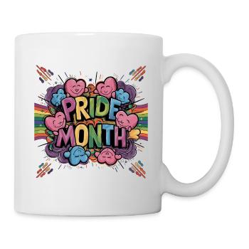Mois de la fierté LGBTQ LGBTQIA+ - Mug blanc - blanc - Droite