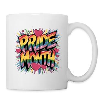 Mois de la fierté LGBTQ LGBTQIA+ - Mug blanc - blanc - Droite