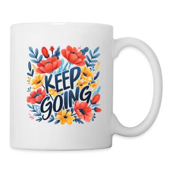 keep going - Tasse - Weiß - Rechts