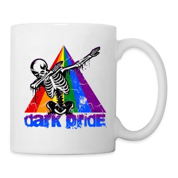 Dabbing Skull // Totenkopf Dark Pride Dab FS0224 - Tasse - Weiß - Rechts
