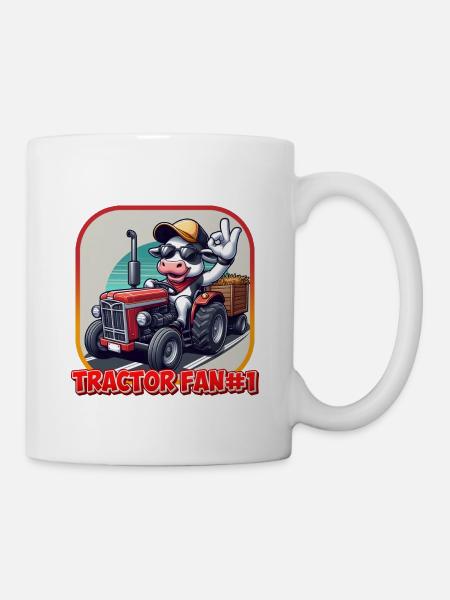 Tractor Fan #1 - Mug - white