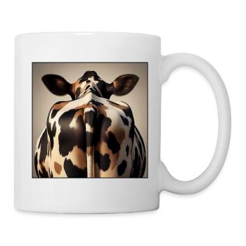 Cow from behind - Mug - white - Right