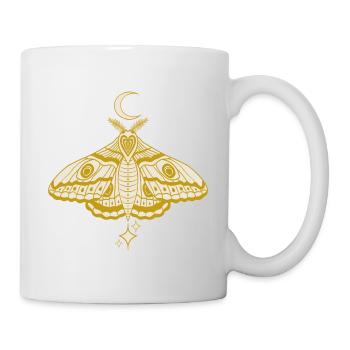 Hexenhafte niedliche himmlische Motte - Tasse - Weiß - Rechts