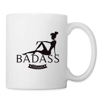 Badass forever - Mug blanc - blanc - Droite