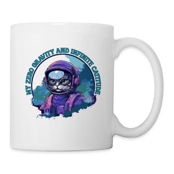 Confident Bengal astronaut cat - Mug - white - Right