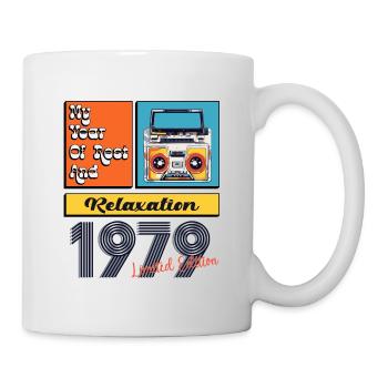 1979: Revolution in classic Pop Art Walkmans - Mug - white - Right