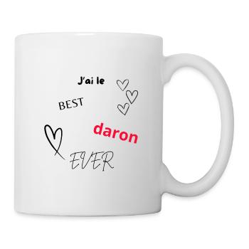 J ai le best daron - Mug blanc - blanc - Droite