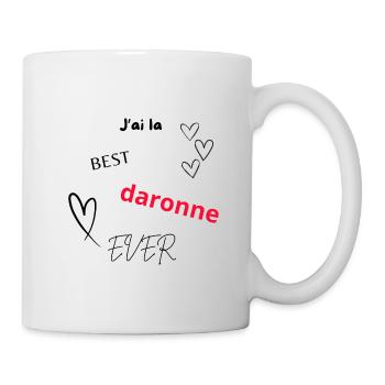 J ai la best daronne - Mug blanc - blanc - Droite