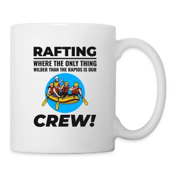 Rafting Team Raft Wildwasser Rafter Paddel Lustig - Tasse - Weiß - Rechts