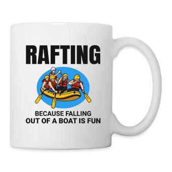 Rafting Team Raft White Water Rafter Paddle Funny - Mug blanc - blanc - Droite