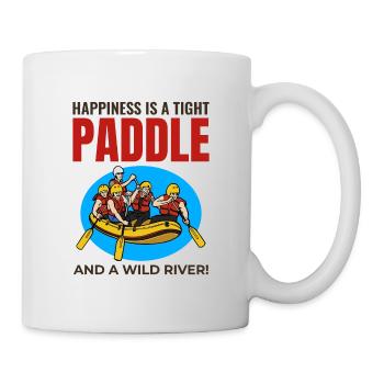 Rafting Team Raft Eau Vive Rafter Paddle Drôle - Mug blanc - blanc - Droite