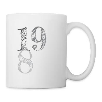 Millésime 1987 - Mug blanc - blanc - Droite