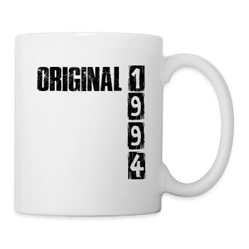1994 Jahrgang Vintage Geburtstag Geschenk - Tasse - Weiß - Rechts