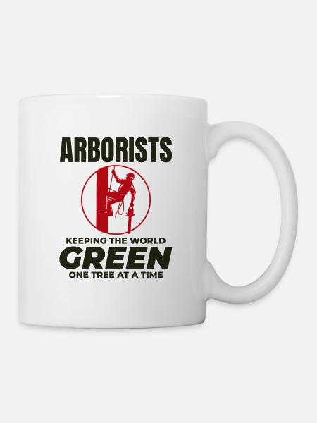 Baumpfleger Baumchirurg Kletterer Klettertrimmer - Tasse - Weiß