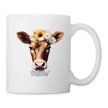 Chantalle macht Muh! - Tasse - Weiß - Rechts