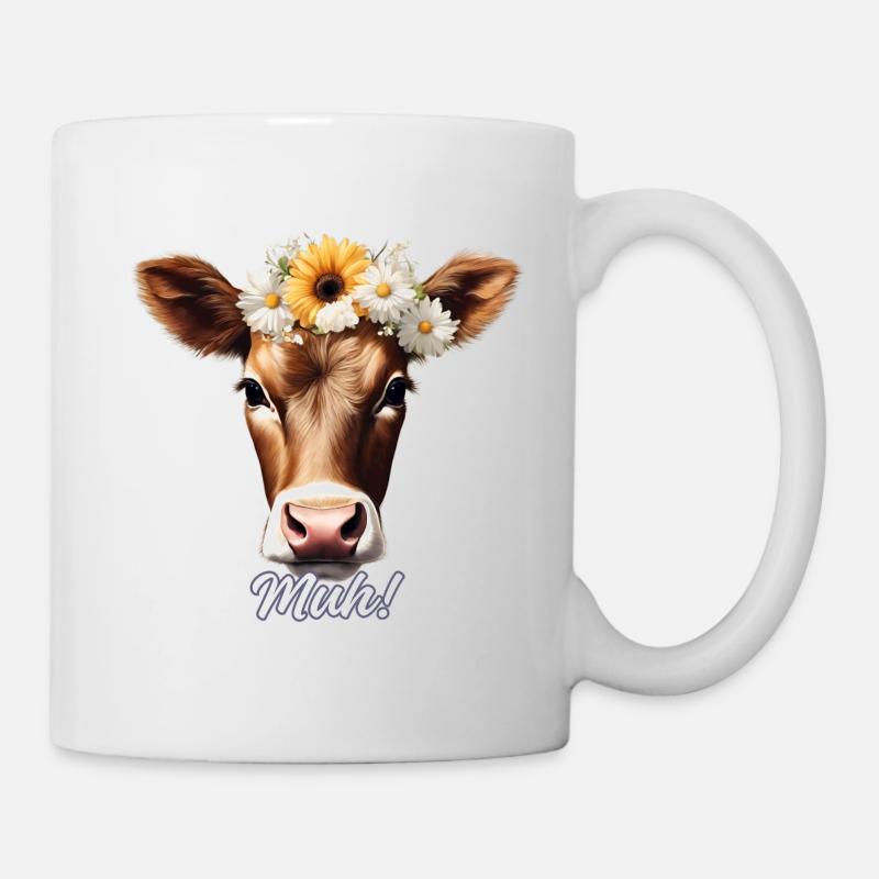 Chantalle macht Muh! - Tasse - Weiß