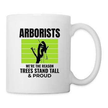 Baumpfleger Baumchirurg Kletterer Klettertrimmer - Tasse - Weiß - Rechts