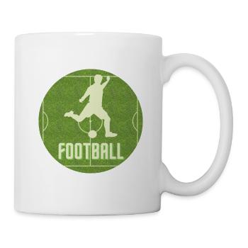 Football - Tasse - Weiß - Rechts