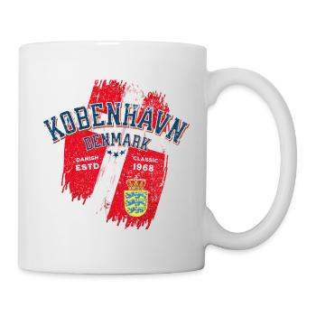 Kobenhavn Denmark Danish classic - Mug - white - Right