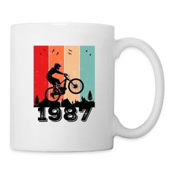 Millésime 1987 - Mug blanc - blanc - Droite