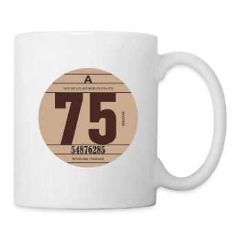 Modèle 75 - Mug blanc - blanc - Droite