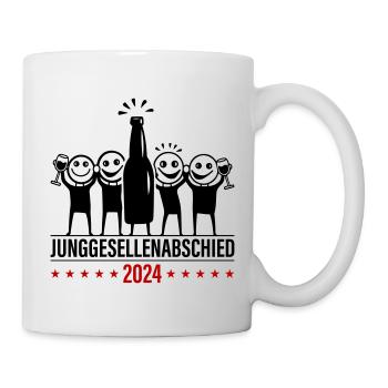 Enterrement de vie de garçon 2024 - Mug blanc - blanc - Droite