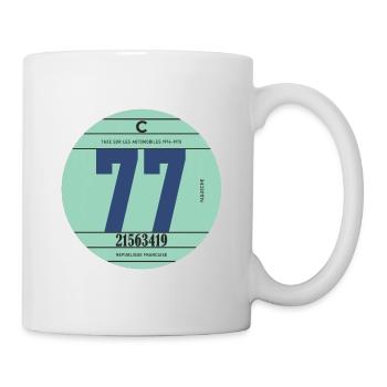 Modèle 77 - Mug blanc - blanc - Droite