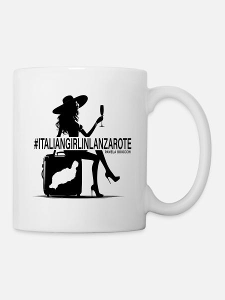 ITALIANGIRLINLANZAROTE - Tasse - Weiß