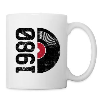 Millésime 1980 - Mug blanc - blanc - Droite
