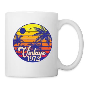 Vintage 1972 - Tasse - Weiß - Rechts