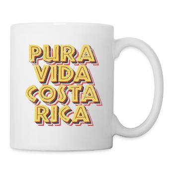 Costa Rica Pura Vida - Mug blanc - blanc - Droite