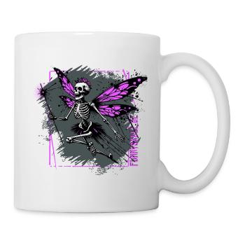 Crâne de fée // Fée squelette // Magie FS0235 - Mug blanc - blanc - Droite