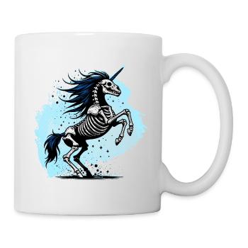 Unicorn Skull // Skeleton Unicorn FS0237 - Mug - white - Right