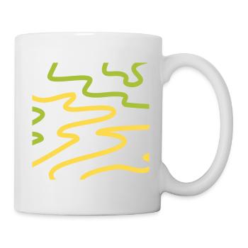 Abstract Three - Mug - white - Right