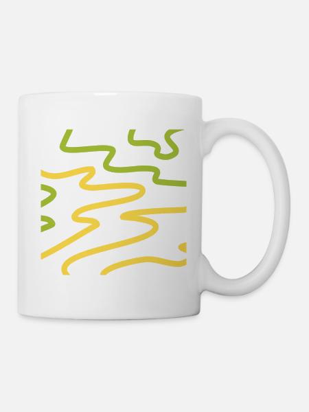 Abstrait Three - Mug blanc - blanc