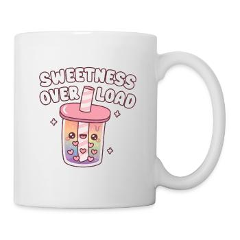 Süßer Bubble Tea mit Herz Boba Süße Overload - Tasse - Weiß - Rechts